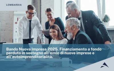 Bando Nuova Impresa 2025. Finanziamento a fondo perduto in sostegno all’avvio di nuove imprese e all’autoimprenditorialità