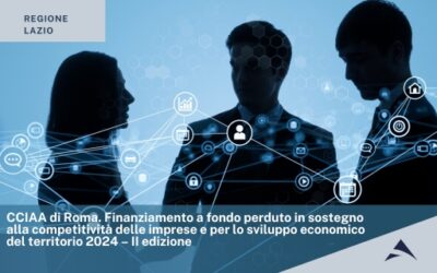 CCIAA di Roma – Finanziamento a fondo perduto in sostegno alla competitività delle imprese e per lo sviluppo economico del territorio 2024 – II edizione